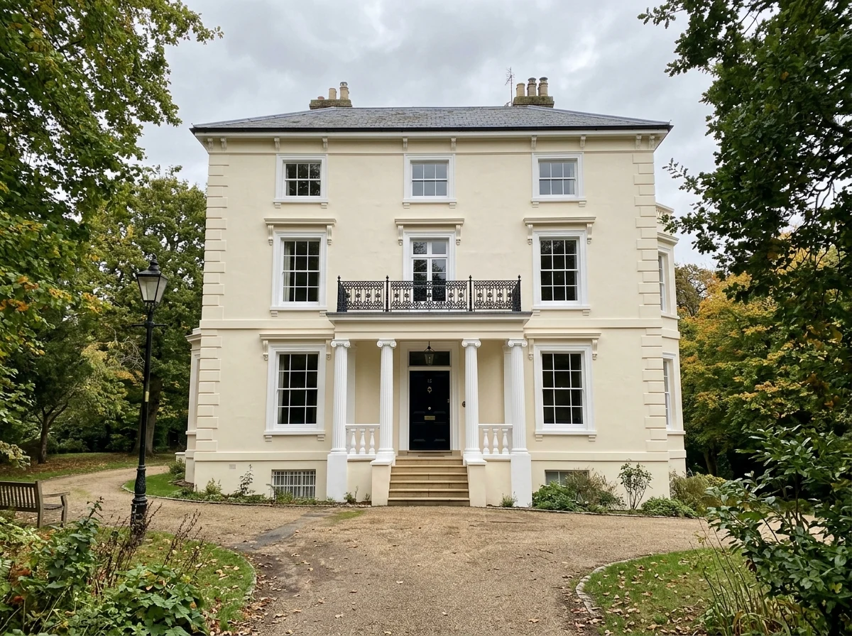 Period ceiling cornicing painting in Tunbridge Wells